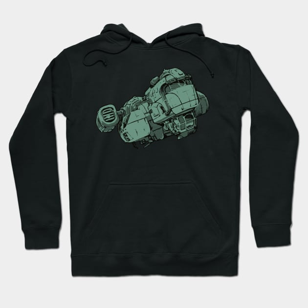 The Un-Reliable - Space Ship - The Outer Worlds Hoodie by Starquake